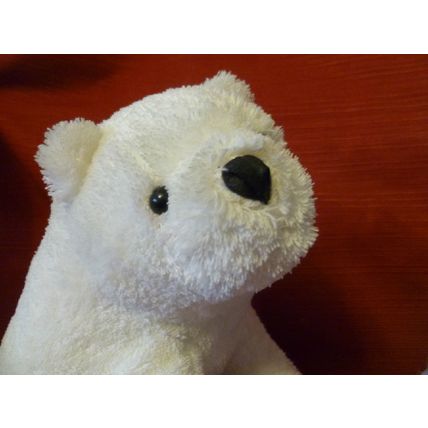 LOT OF 2 BATH & BODY WORKS POLAR BEARS LARGE BEAR HAS GRAY COWL NECK SWEATER