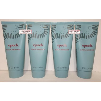 Nu Skin Nuskin Epoch Glacial Marine Mud Sealed 4.4oz 125g (4 Tubes)