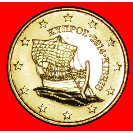 GREECE (2008-2021): CYPRUS★10 CENT 2014! SHIP NORDIC GOLD★LOW START★NO RESERVE!