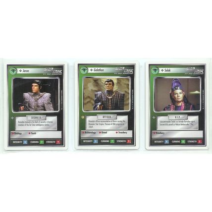 9x Star Trek Next Generation STNG CCG Romulans+