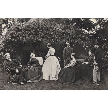 Curtis Family Group Hampshire Museum Postcard