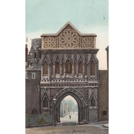 The Close Gate Norwich Old Postcard