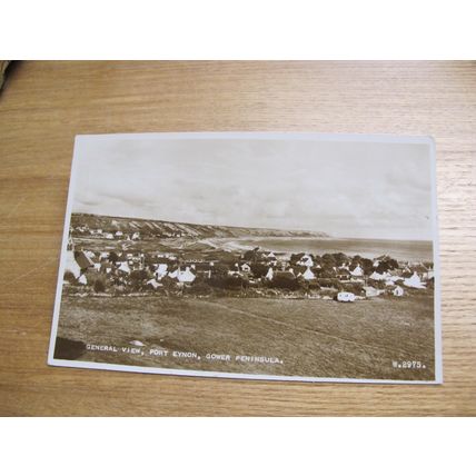 Real photo Postcard - Port Eynon scene Gower, Swansea - Glamorgan