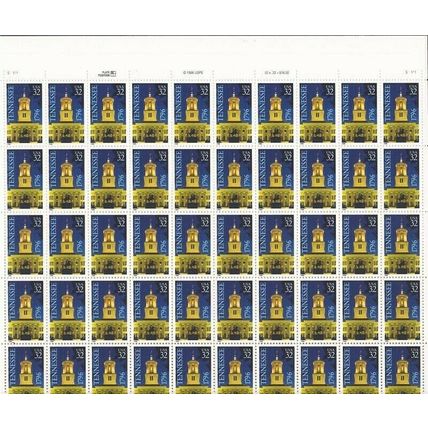 Tennessee Bicentennial Pane of Fifty 32 Cent Postage Stamps Scott 3070