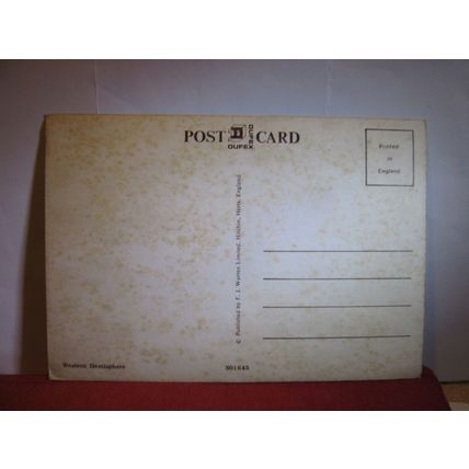 WESTERN HEMISPHERE, WORLD GLOBEM, MAP, unused postcard silver shiny finish #