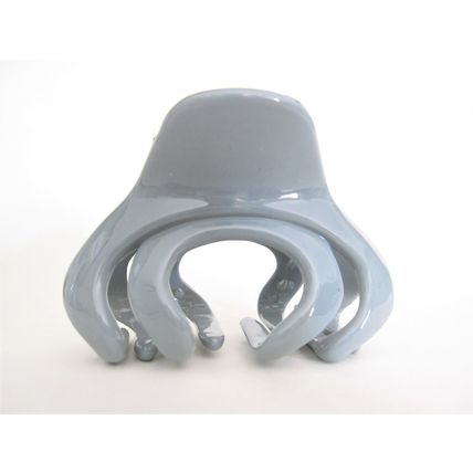 Gray octopus hair claw clip for thick hair