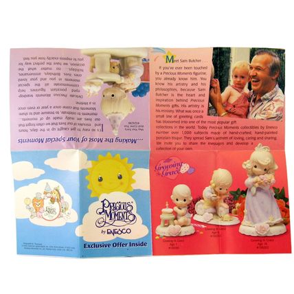 ENESCO ALL ABOARD THE ENESCO PRECIOUS MOMENTS BIRTHDAY SERIES NINE YEAR OLD 1991