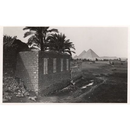 Continental Hotel Cairo 1915 WW1 Real Photo Old Postcard
