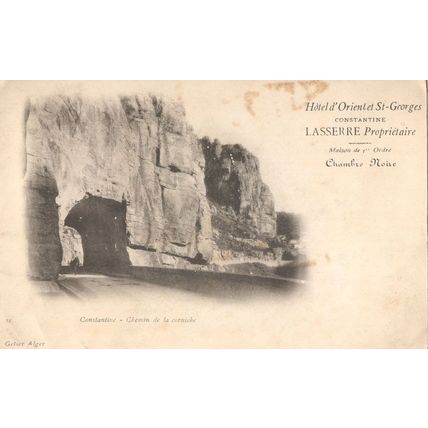 Hotel D'Orient Et St Georges Lasserre French Antique Postcard
