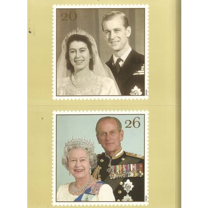 GB 1997 QE2 Golden Wedding Souvenier Book Inc. PHQ cards CV £50 ( A1383 )