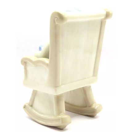 Little Boy in a Rocking Chair Figurine 10 CM - Christmas Gift Holiday Ornament