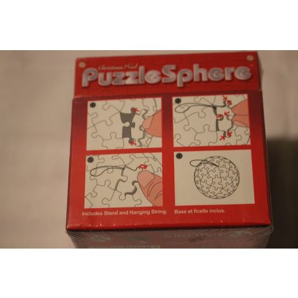 SNOWMAN 60 PIECE PUZZLE SPHERE SEALED SNOWMAN