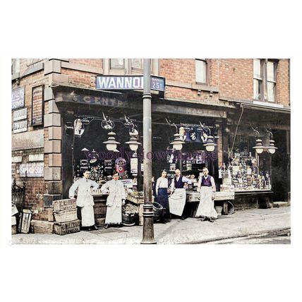 ptc3229 - Yorks. - Central *** House Corner Store, Parkgate Village - print 6x4