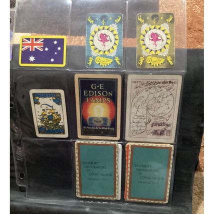 Playing Cards LOT of 100 Advertising Vintage Assorted