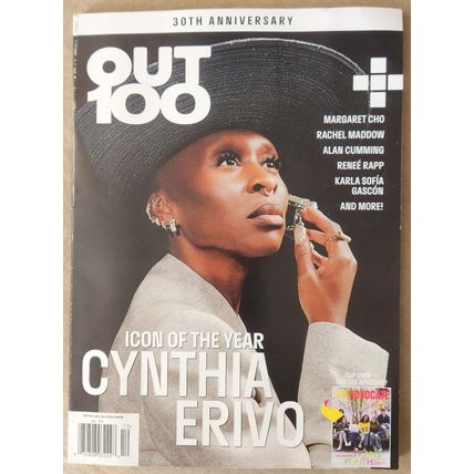 The Advocate & Out Magazine Combo Nov/Dec 2024 - Trans Youth/Cynthia Erivo