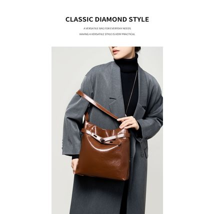 Women Genuine Leather Purses Handbags Brown