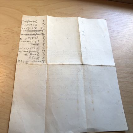 1920 letter from Horatio R Wood, fish, game & poultry salesman