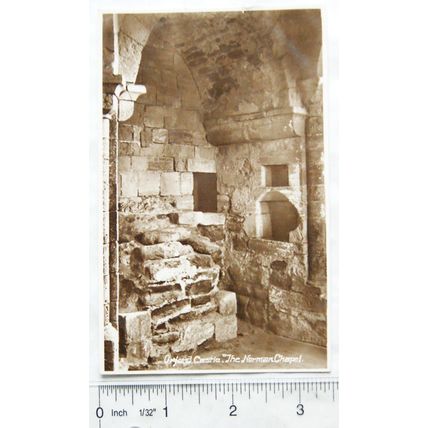 vintage postcard Orford Castle, The Norman Chapel