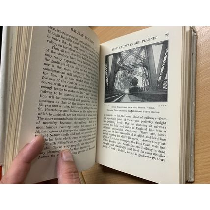 c1920s 1ST EDITION CECIL J ALLEN "RAILWAY BUILDING" TRAINS ILLUSTRATED BOOK (P4)