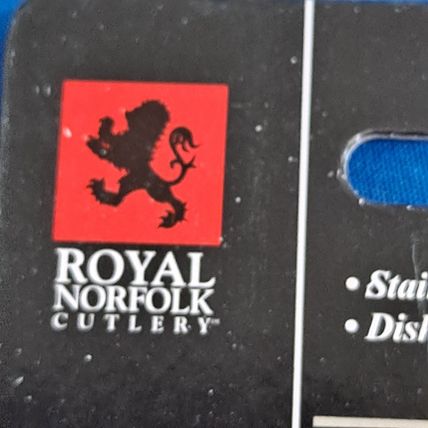NEW Royal Norfolk 2 CHEF & SANTOKU KNIVES Stainles Steel Kitchen Knives Cutlery