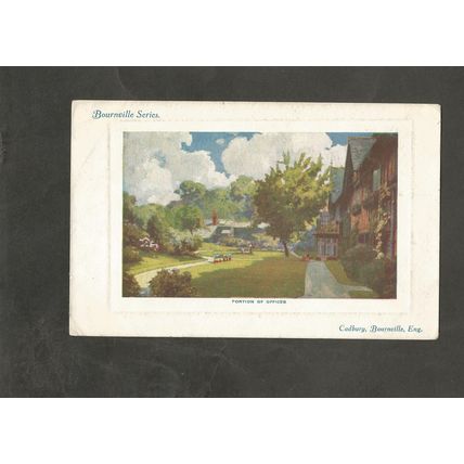 Postcard Birmingham Bourneville Portion of Offices