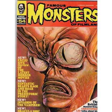 FAMOUS MONSTERS OF FILMLAND # 54 ( 1969 )