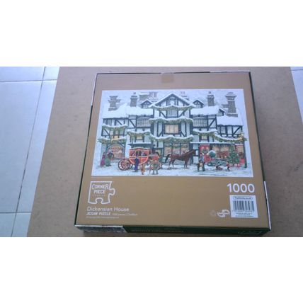 DICKENSIAN HOUSE Jigsaw Puzzle (1000 Piece) Corner Piece (2020)
