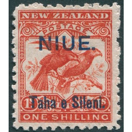 Niue 1903 1s bright red SG16 MNH