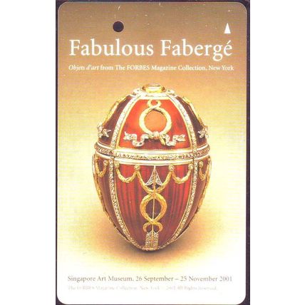 Fabulous Faberge S'pore TransitLink Train/Bus Card