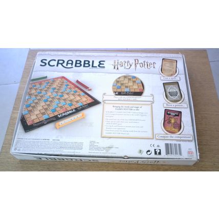 Harry Potter SCRABBLE - SEE NOTES (Missing Parts) Mattel Games (2018)