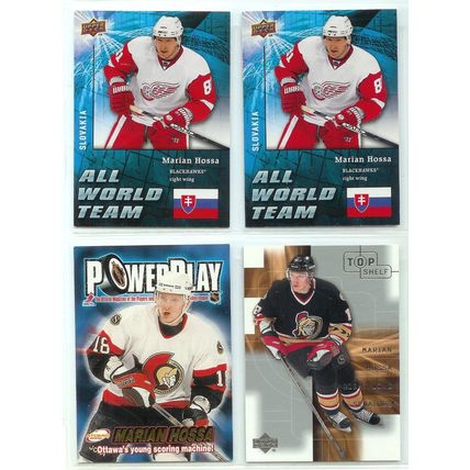 Marian Hossa 16x card lot incl Inserts