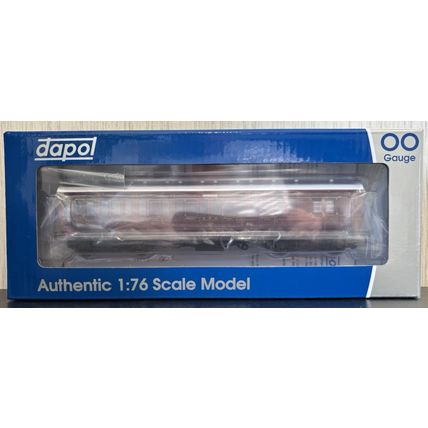 4P-020-002 Dapol GWR Toplight M/line City Lined Crimson 3rd Brake 3748 Set 1