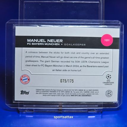 Topps Chrome 2024-25 Ucc Manuel Neuer 075/175 Bayern Munich