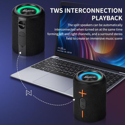 2 in 1 Portable Splittable Bluetooth Speaker, Waterproof Split Wireless Speaker