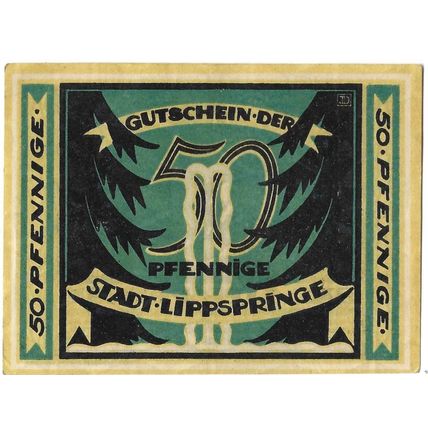 1921 Germany 50 Pfennig notgeld mint