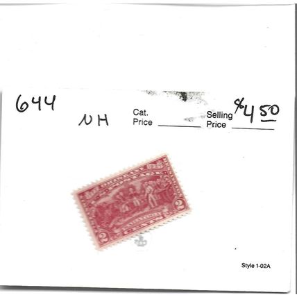 2 cent Abraham Lincoln Stamp unc