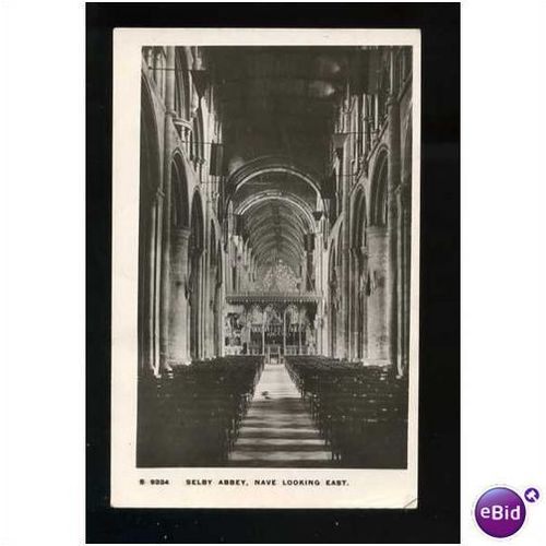 Yorkshire SELBY Abbey Postcard by Kingsway (S 9334)