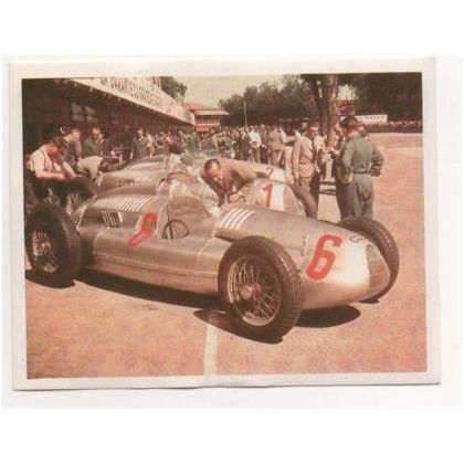 100 Great Cars of the World 1989 Euroflash Sticker #25 1934 Auto Union GP