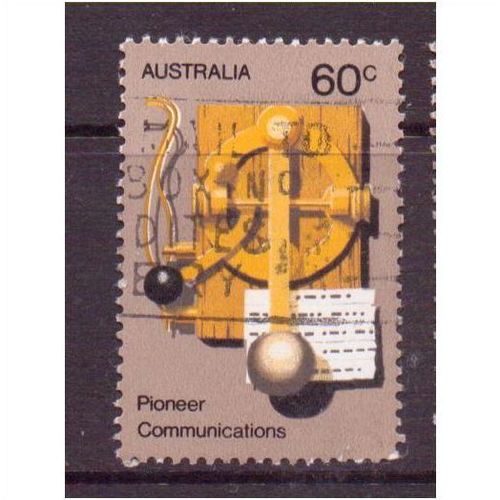 austalia stamps pioneer life sg528 key stamp used