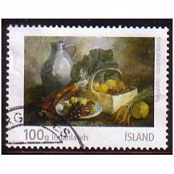 2012 Iceland Sc# 1287 used - Painting 100g (165 kr)