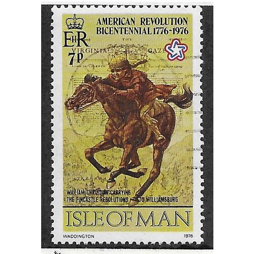 IOM 1976 7P 'AMERICA BICENTENNIAL' FINE USED (EBID54-746)
