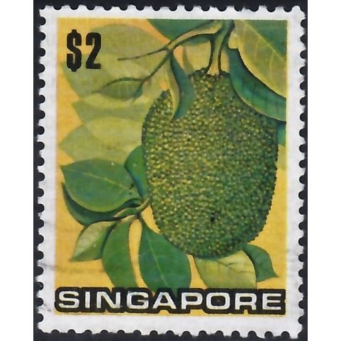 Singapore, 1973 $2 Jackfruit, SG 222 (Scott #199), used