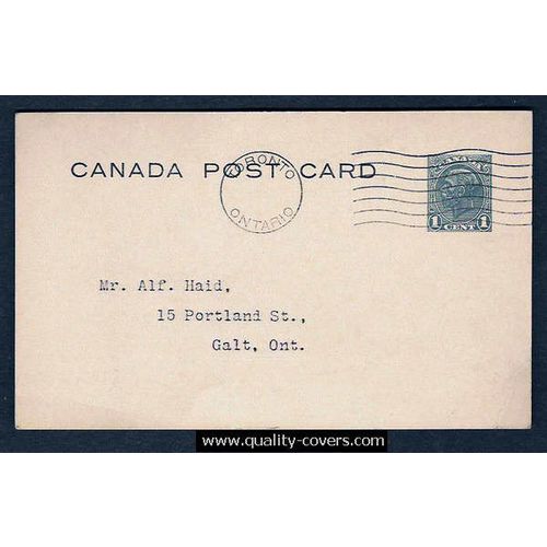 Canada #P62d Postal Card USED CBN