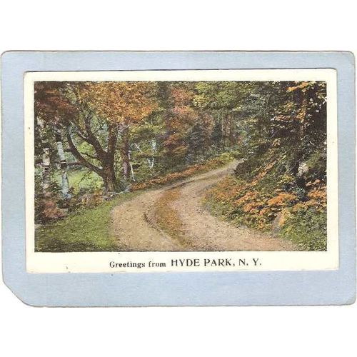 New York Hyde Park Greetings From Hyde Park N Y ny_box4~2165