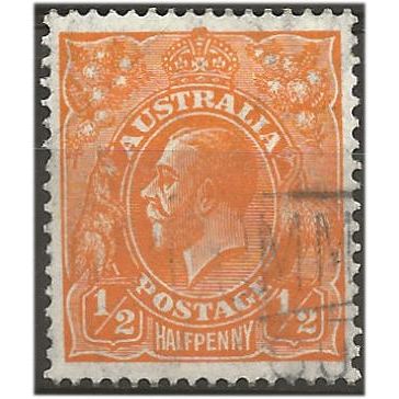 Australia 1933 SG124 1/2d Orange Fine Used .. ..