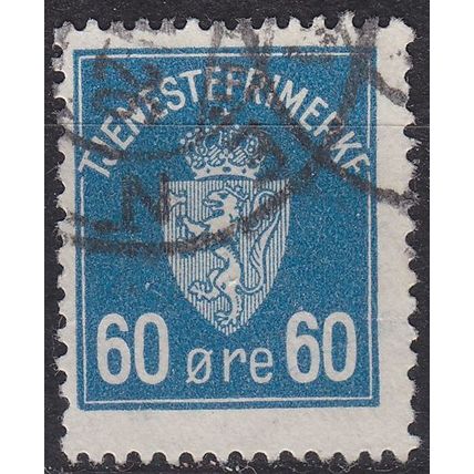 NORWEGEN NORWAY [Dienst] MiNr 0007 ( O/used )