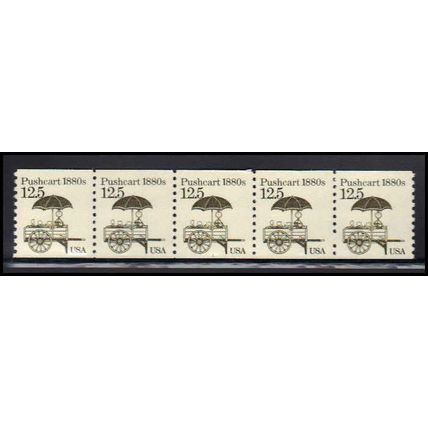 2133 12.5c Pushcart Very Fine MNH Dry Gum PNC 1/5 X2241