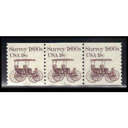 1907 18c Surrey Very Fine MNH Dry Gum PNC 3/3 PA2430