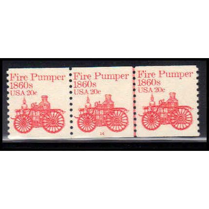 1908 20c Fire Pumper Very Fine MNH Dry Gum PNC 14/3 PA2487