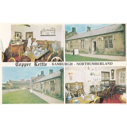 The Copper Kettle Bamburgh Tea Rooms Postcard